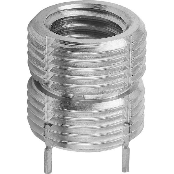 Threaded Insert Self-Locking, Reinforced, And External Thread, M05 M10X1, 25, Stainless Passivated